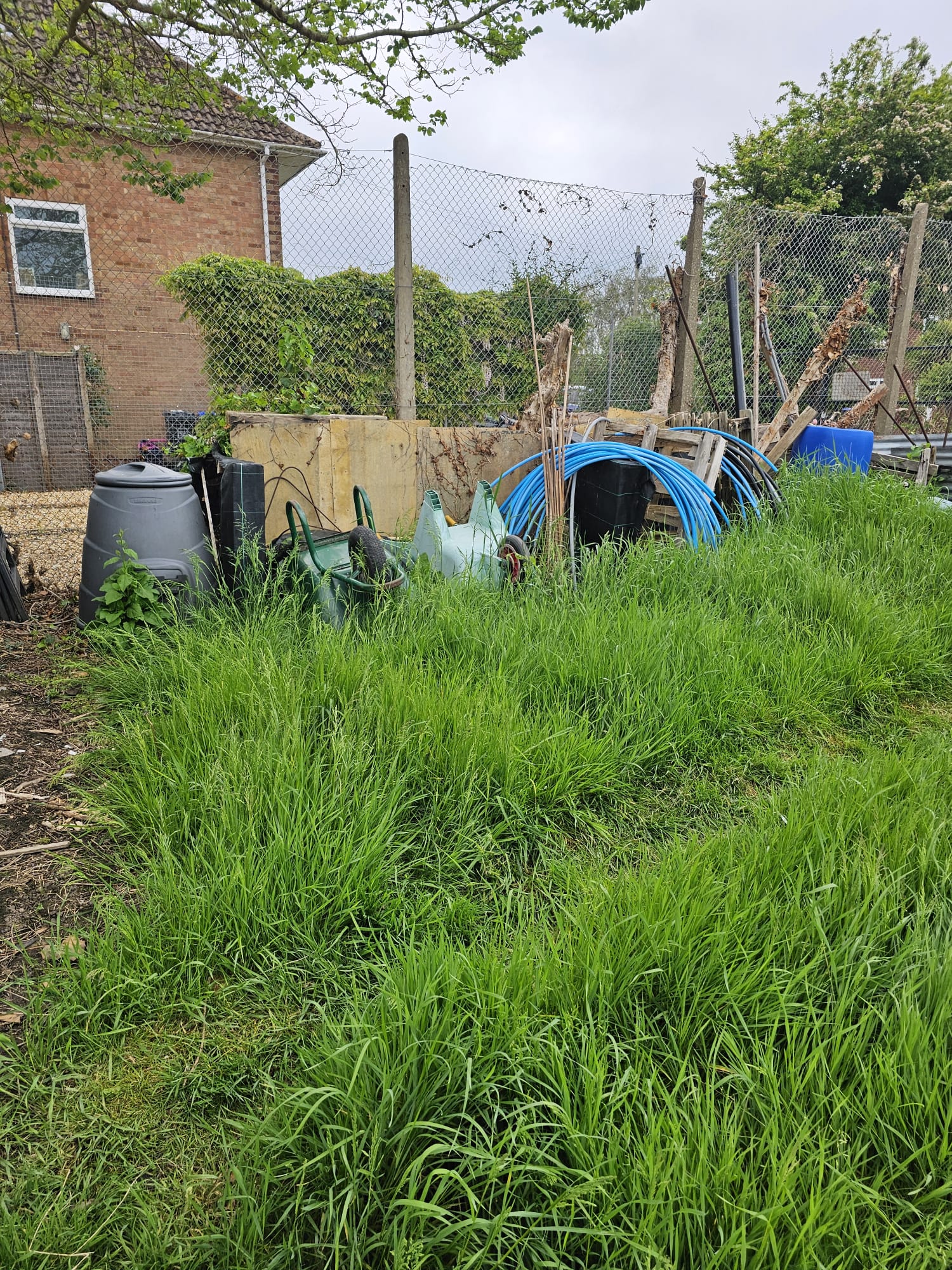 Plot two compost area